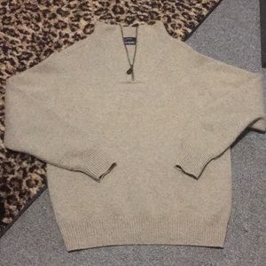 Tan MEN’S 100% CASHMERE sweater